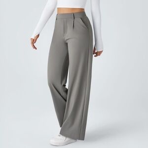 NWT Halara Flex DayStretch High Waisted Pocket Straight Leg Pants Large Petite